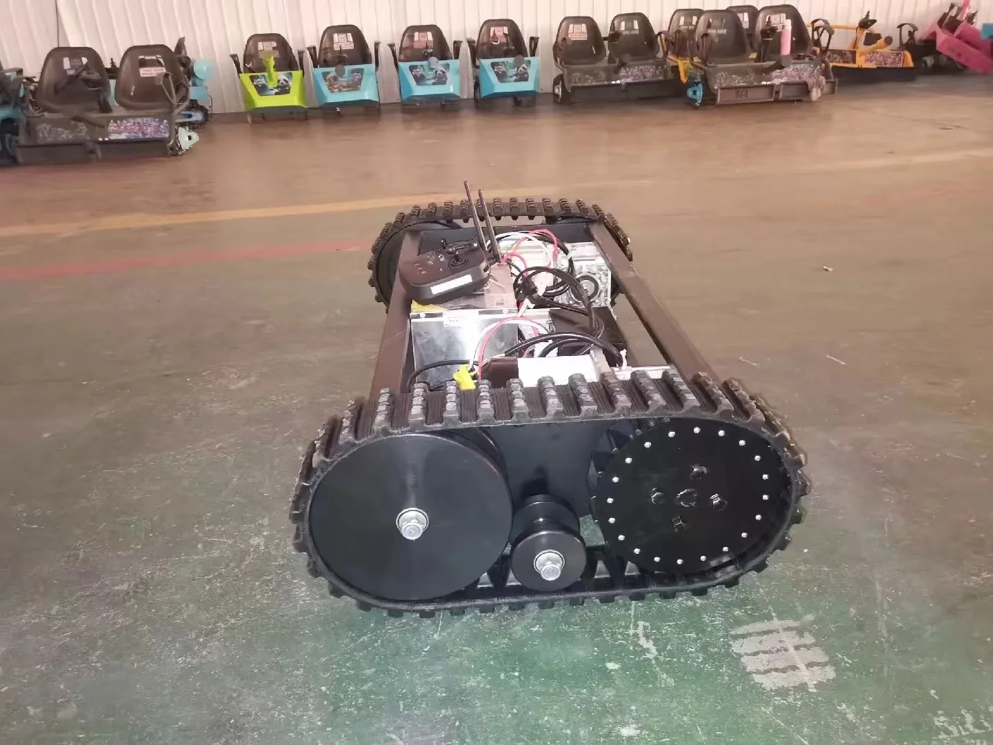 ATV system DP-MKS-70 rubber track mini chassis platform remote control tracked