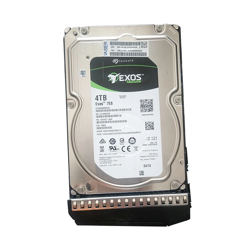 Жесткий диск Seagate 4 ТБ 7200 об/мин 128 МБ кэш 3,5 дюйма HDD SATA3 ST4000NM0035