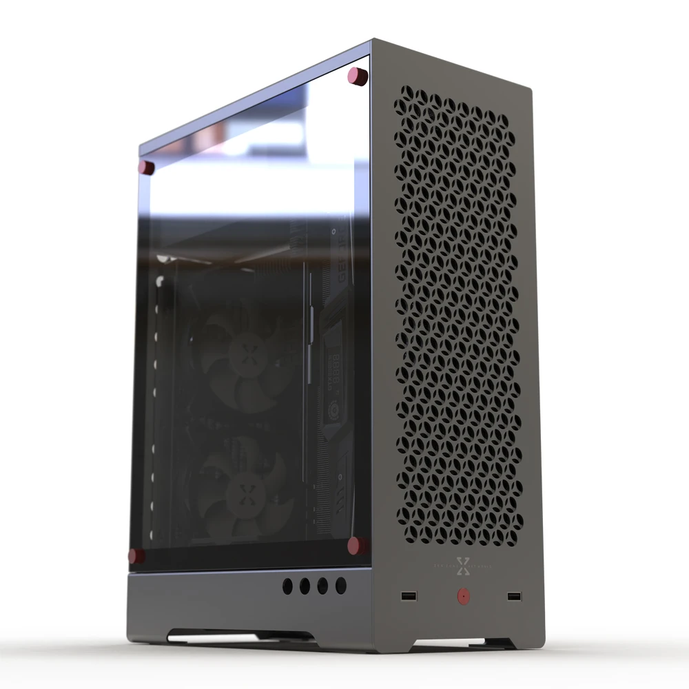 
Wholesale Factory Supply Cheap Desktop Cabinet Micro ATX Computer Case Mid Tower Desktop PC Case 