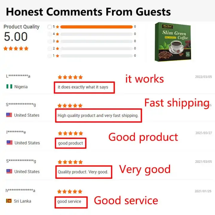 Private Label Best Weight loss coffee reishi bio herbal Ganoderma coffe Instant diet keto Slim green coffee for detox products