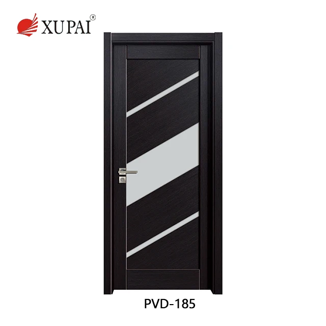 
Construction bathroom interior plastic pvc door 