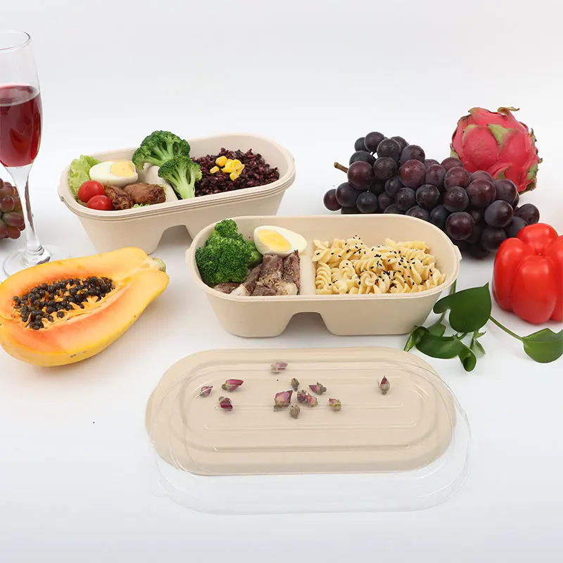 High quality takeaway Food Container disposable Boxes Dinnerware Compostable Biodegradable Disposable Boxes