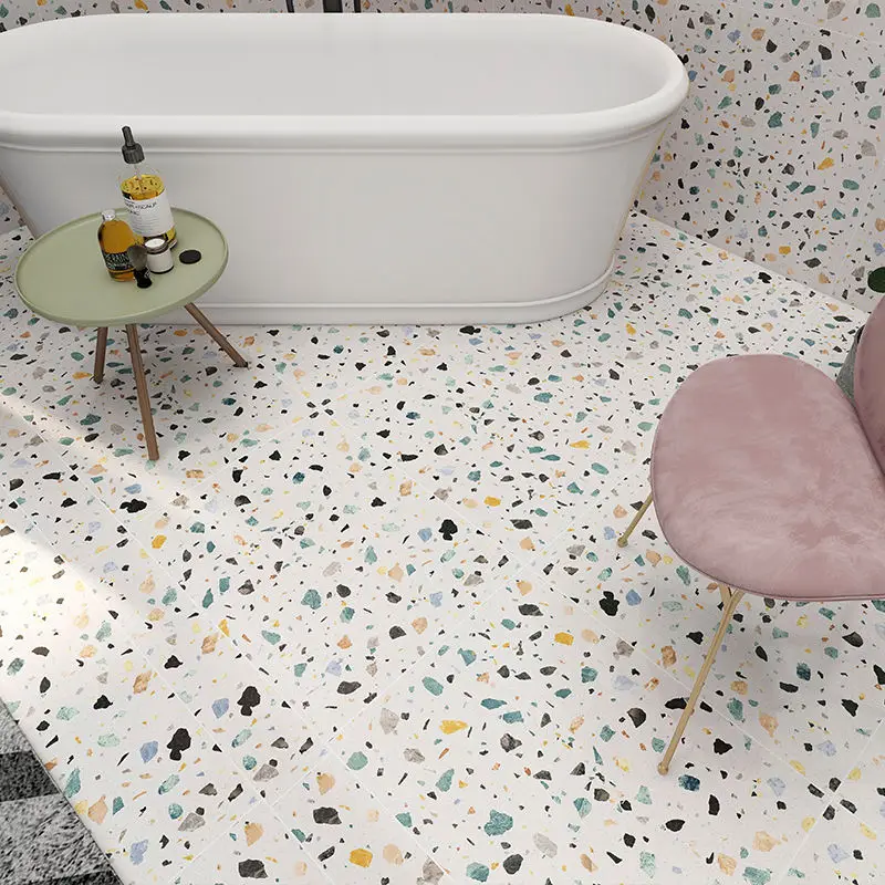 Дизайн плитки 600x600 мм Оптовая Продажа матовая глазурованная Настенная и напольная плитка терраццо