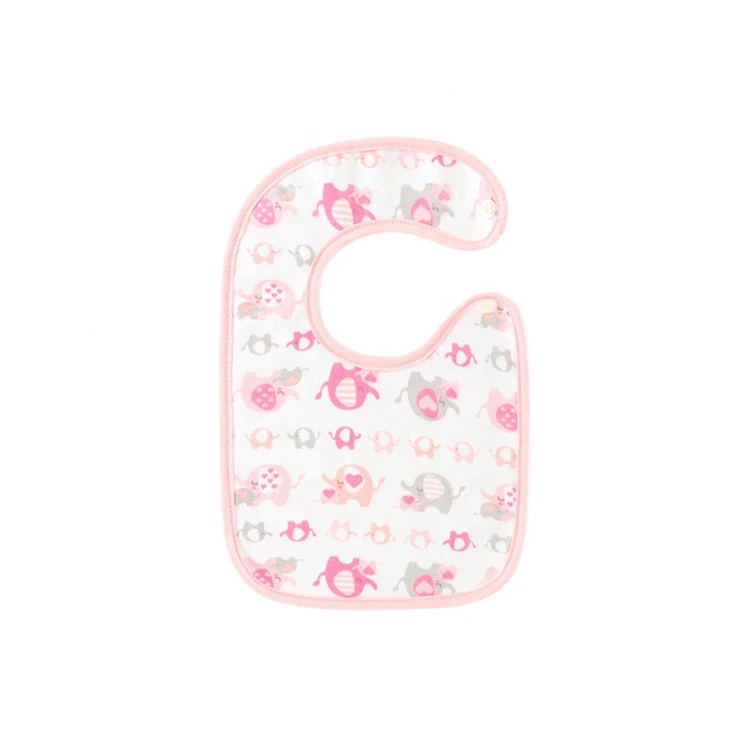 Wholesale China Supplier Bib Washable Natural Waterproof 100% Cotton Baby Bibs