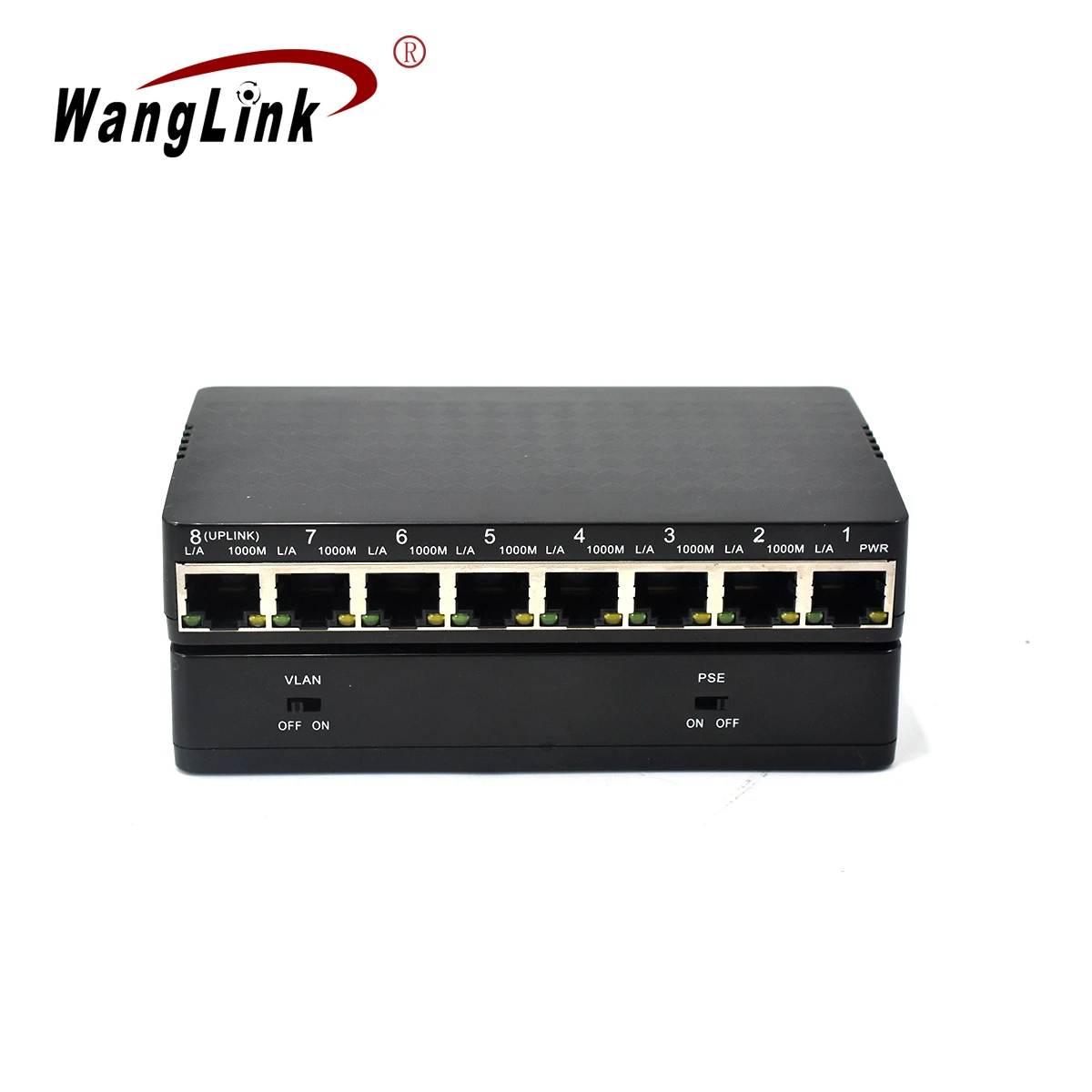 Wanglink 8 port switch poe reverse gigabit network manufacturers for surveillance