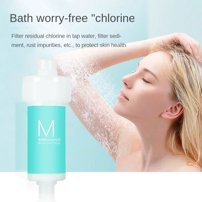 Shower Head Water Filter Removing Chlorine Clean Softer shower filter vitamin Bathing water filter Purifier