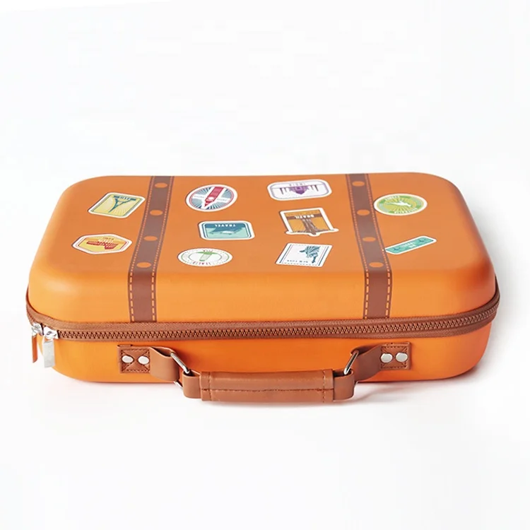 Cartoon Printing Logo Travel Suitcase Large Capacity EVA Storage Luggage Bags Outdoor Carry Tool Set Case with Handle