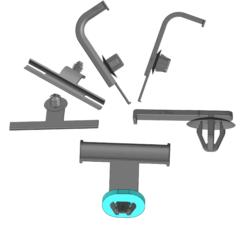 Heat-resistant clips Car Accessories clips ISO IATF Auto plastic harness clip