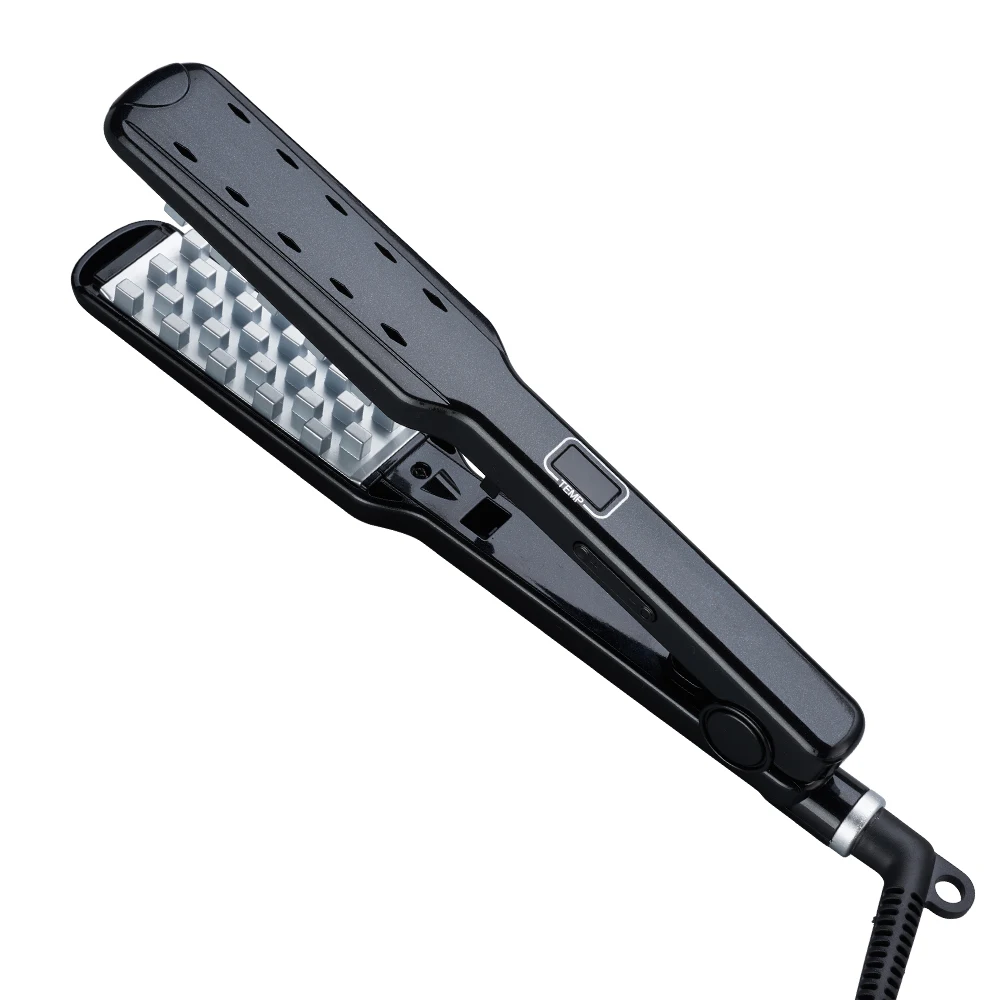 Lidow 1-Inch professional ceramic volumizing hair iron with digital temperature control