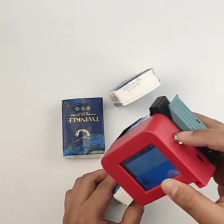 Compact Handheld Inkjet Printer 12.7mm, mini printer Date Coding, Batch Numbering for Carton Outer Packaging | Inkjet Coding Gun