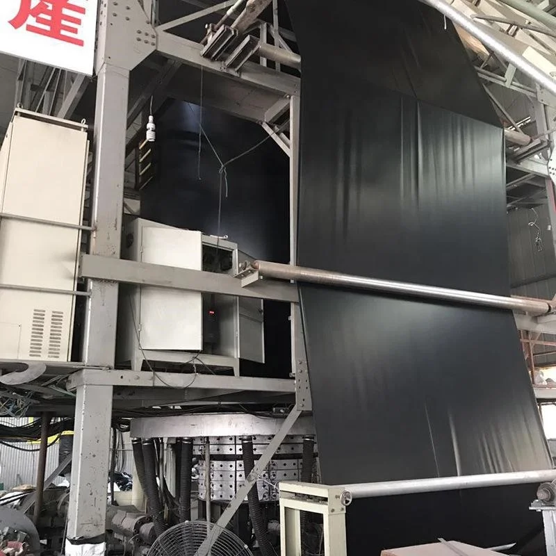  1 5 мм 2 Толстый черный/синий HDPE пластиковый геомембрана для рыбоводства дамба бак воды водоем