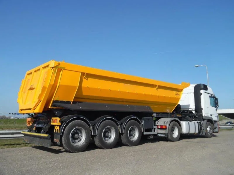 Dump semi-trailer China 40 Ton 50 Ton Truck 3 Axle Tractor Hydraulic Mining trailer