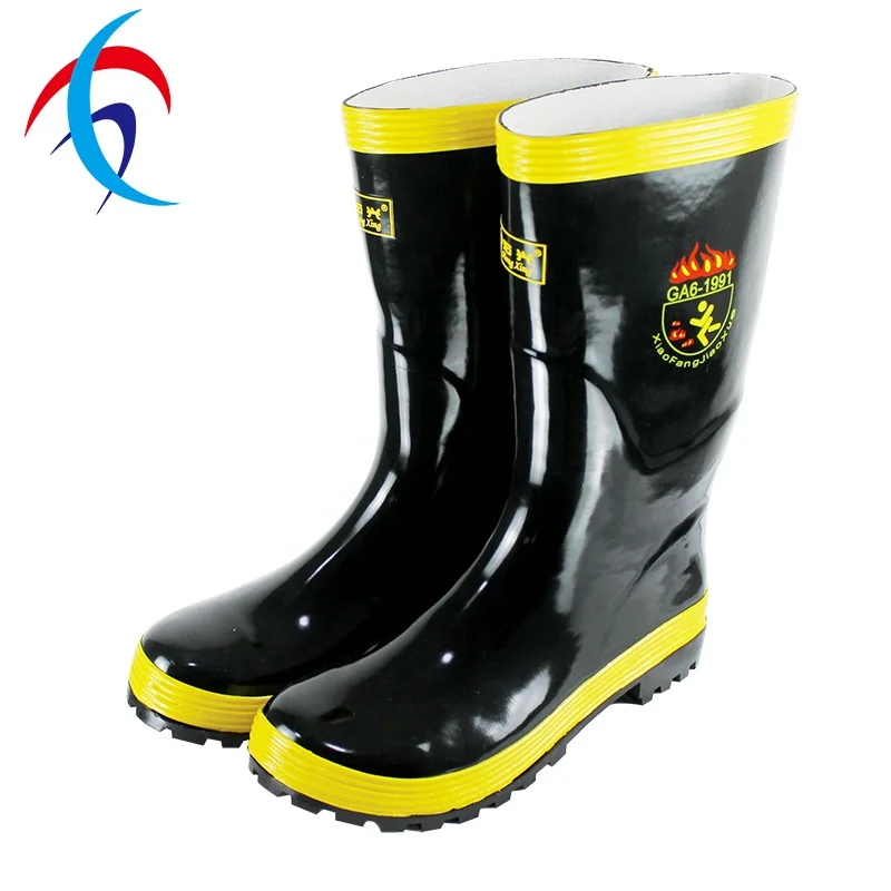 Manufacturer Quality Working  Rubber Fire Fighting Boot