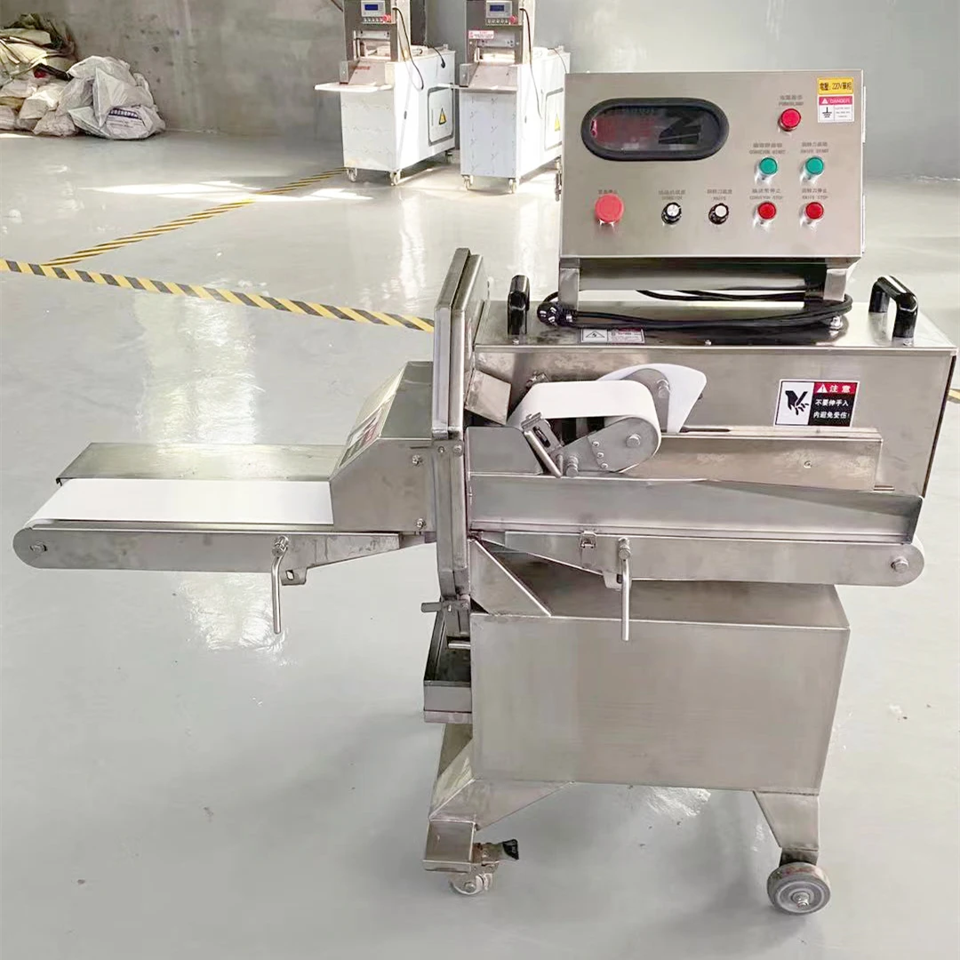 Sausage Bacon Cooked Meat Chicken Breast Ham Cheese Cutter Slicer Cutting Slicing Machine