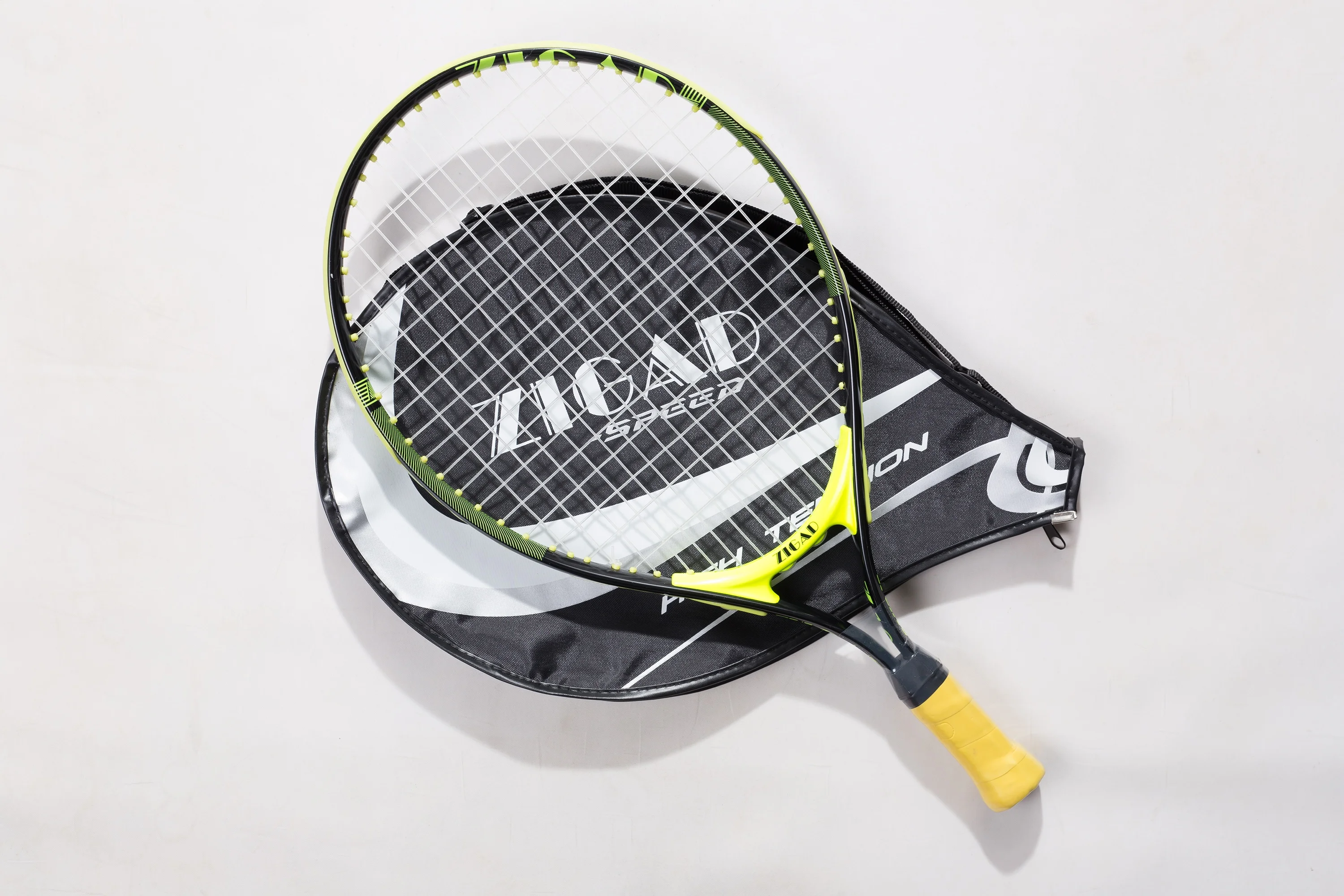 Aluminum material with nylon string kid tennis racket factory