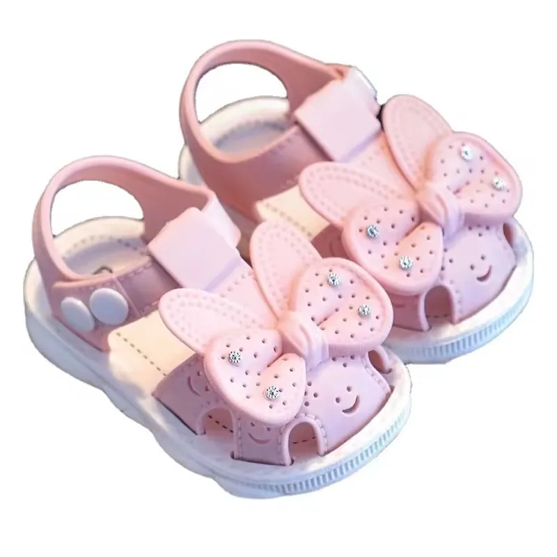 Girls Sandals Summer Baby Slippers Cute Bow Princess Shoes Toddler Kid Sandals