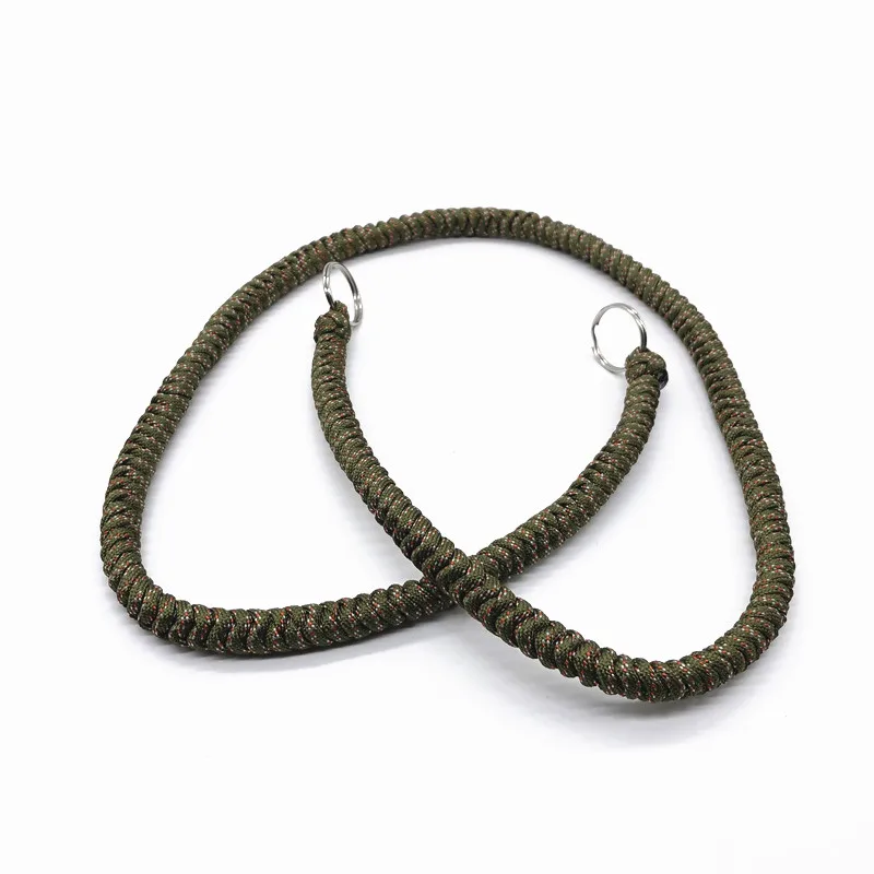 Online wholesale nylon rope weave camera neck strap handmade survival paracord camera shoulder strap