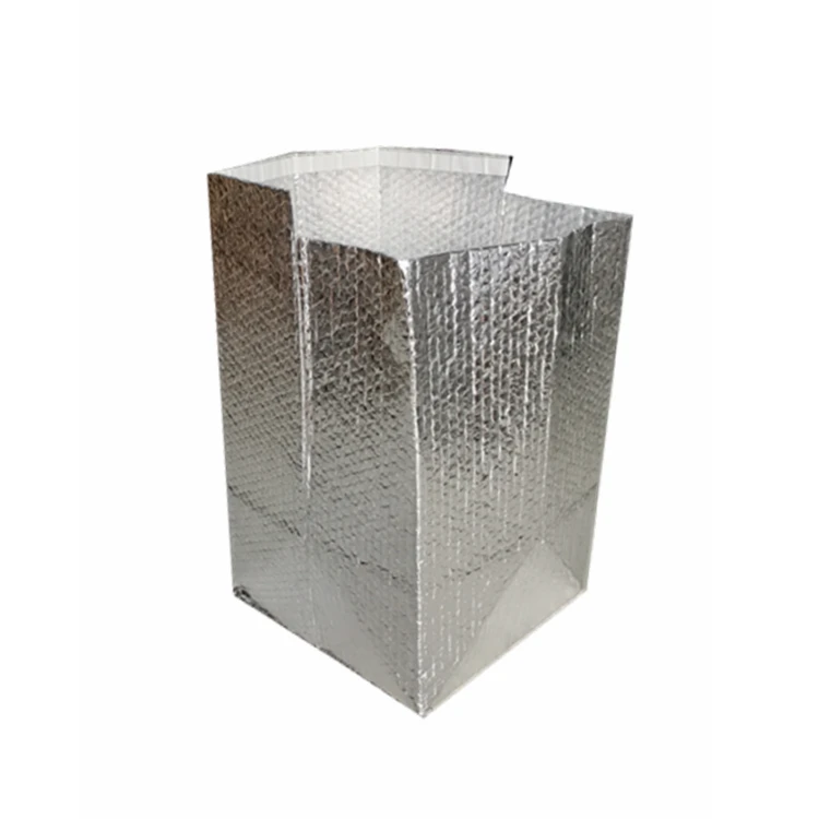 Foil bubble cooler bag candy delivery bag insulated 3D box liners