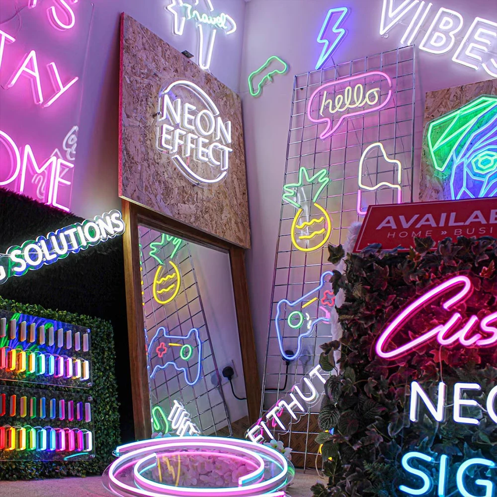 Drop Shipping Wall-mounted Custom Neon Sign Letters Led Neon Sign Light