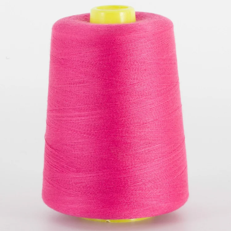 Wholesale pulse color 40/2 3000yds 100% Polyester Sewing Thread for Sewing Machines