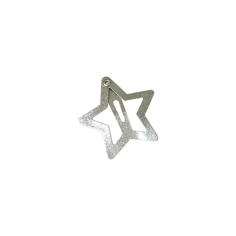 Charm Girl Sweet And Spicy Style Star Hair Pins Bangs Baby Metal Snap Hair Clip Y2K Accessories