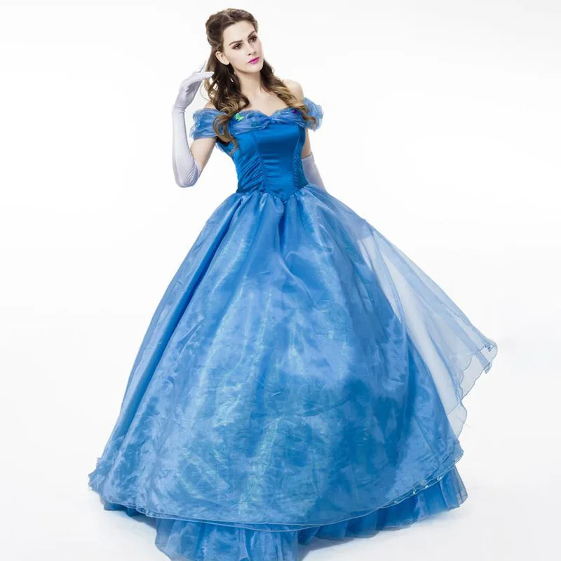 2021 Halloween costume Adult Snow White dress Cinderella masquerade ball performance evening dress costume