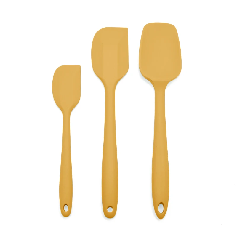 Food Grade Cooking Non Stick Butter Mini Kitchen Pastry Tools Heat Resistant Smoother Dough Cream Scraper Cake Silicone Spatula