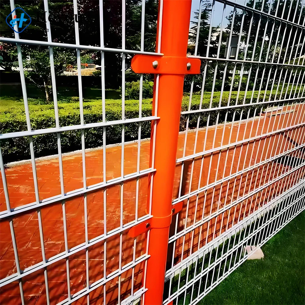 Anti-rust security twin wire fences residential double rod mat fences double horizontal 868 656 fencing panel for parking lot