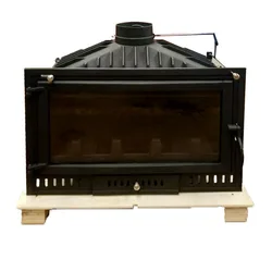 High-quality steel material made of solid fuel wood decorative flame burning fireplace