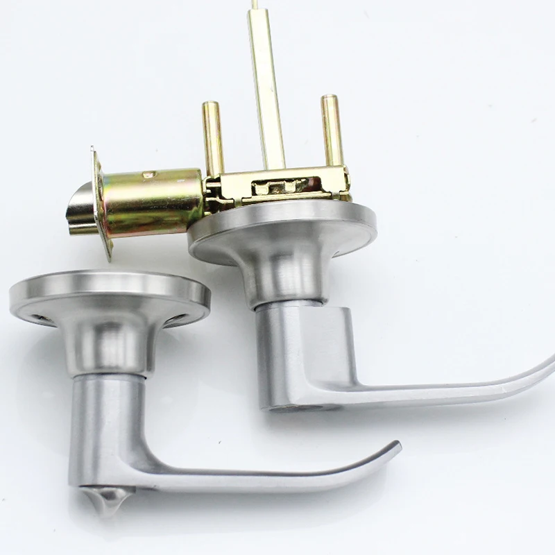 Factory heavy Duty Style wood door zinc aluminum alloy tubular three lever handle mortise locks