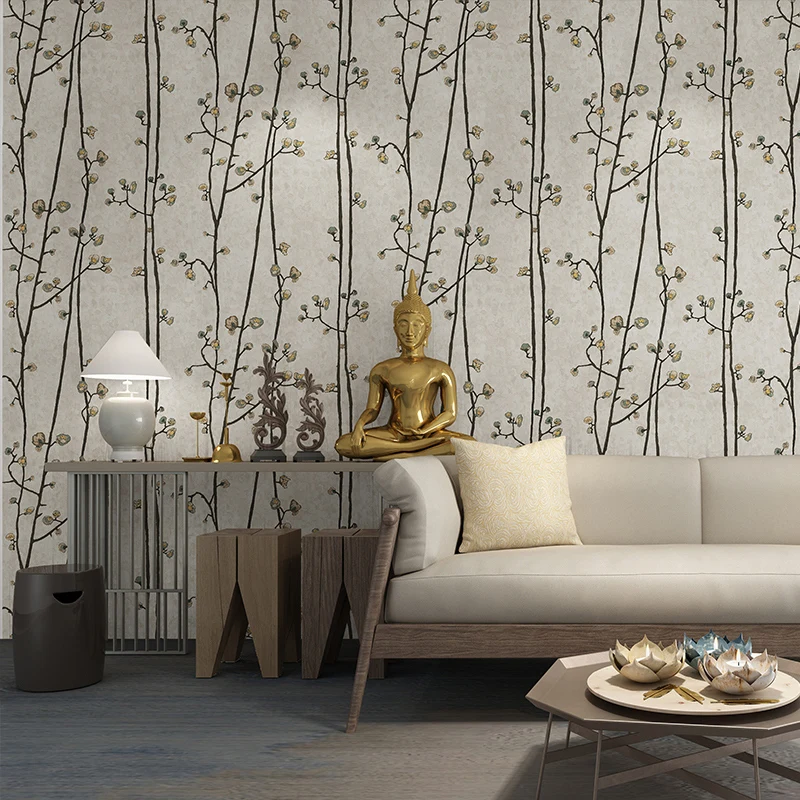 Chinese Hand Painted Picture Living Room Home Decoration Wallpaper