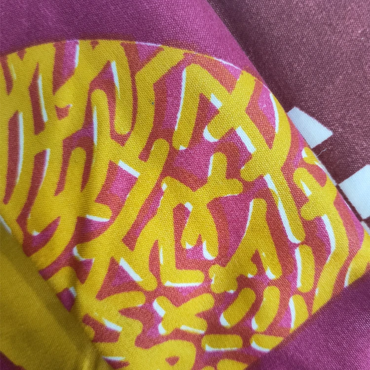 Pigment Printing Polyester Fabric Mattress Africa Microfiber Fabric Plain Grain Wholesale By The Meters
