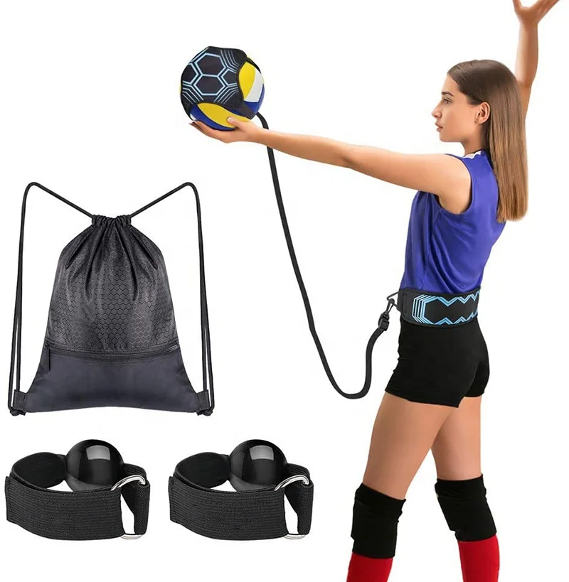 durable volleyball training belt portable volleyball throwing band practice equipment outdoors