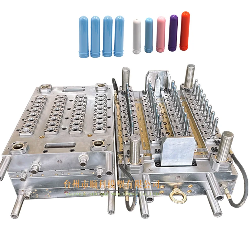 16cavity 24cavity 32cavity 48 cavity 64cavity pet preform mold 14g 30neck 16cavity pet preform mould core cavity