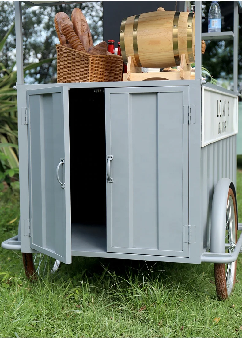 3 wheel mobile portable coffee  vending bike coffee fast food sale