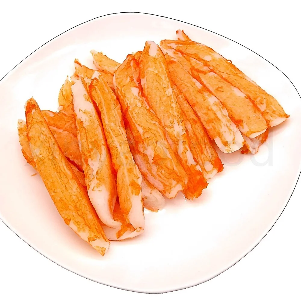 
Imitation Crab Meat Surimi Crab Stick Sushi Orange Color 