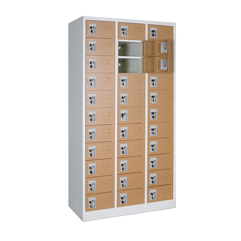 Steel furniture office vertical 33 doors cabinet used fireproof storage lockers