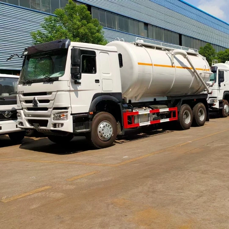 Лидер продаж грузовик с септическим насосом HOWO 6x4 4800 галлонов вакуумный резервуар для сточных вод