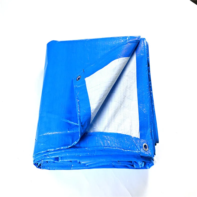 120gsm blue PE tarpaulin Korea pe tarpaulin sheet Heavy Duty Waterproof Roll PE Tarpaulin  Truck