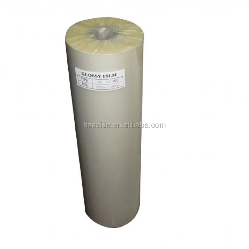 
Glossy Film 25micron 310mm *200m 1 inch core BOPP *Matt Thermal Laminating Film 