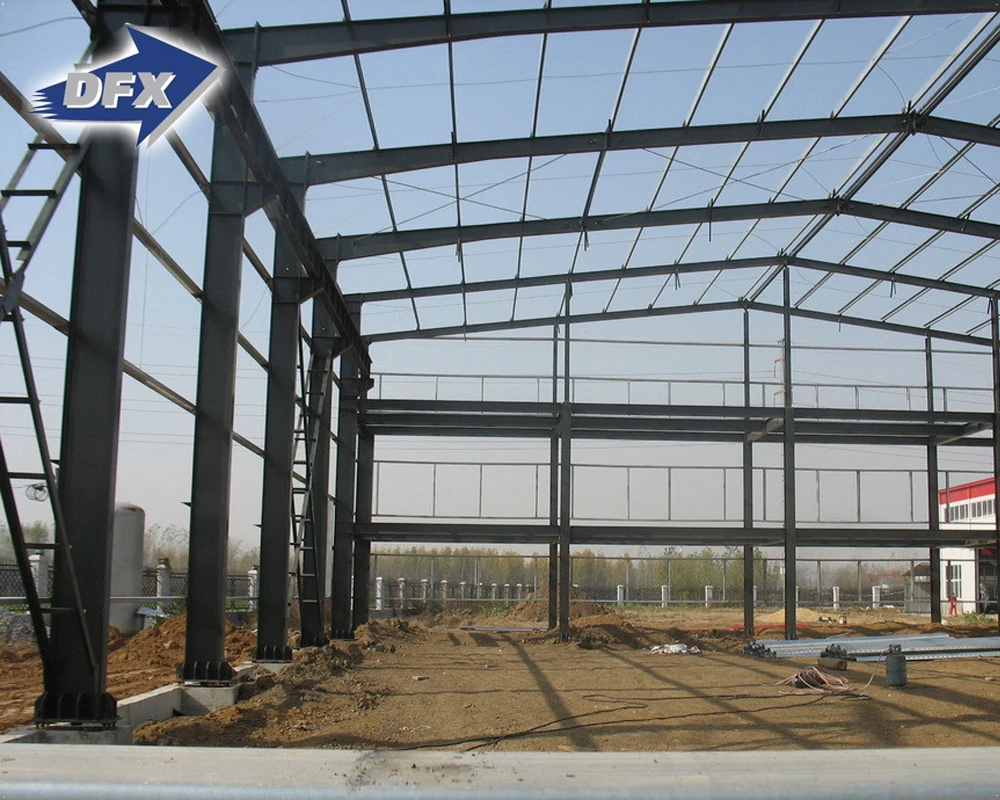 Bolt Connected Prefabricated Gable Frame Metal Building Industrial Steel Structure Workshop for Sale from Qingdao China