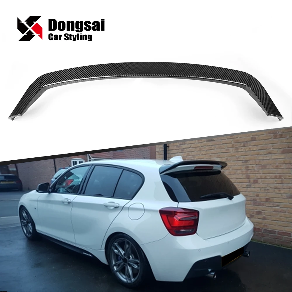 Dry Carbon AC Style Rear Lip Boot Roof Spoiler Ducktail Trunk Wing for BMW 1 Series F20 135i 2012-2020