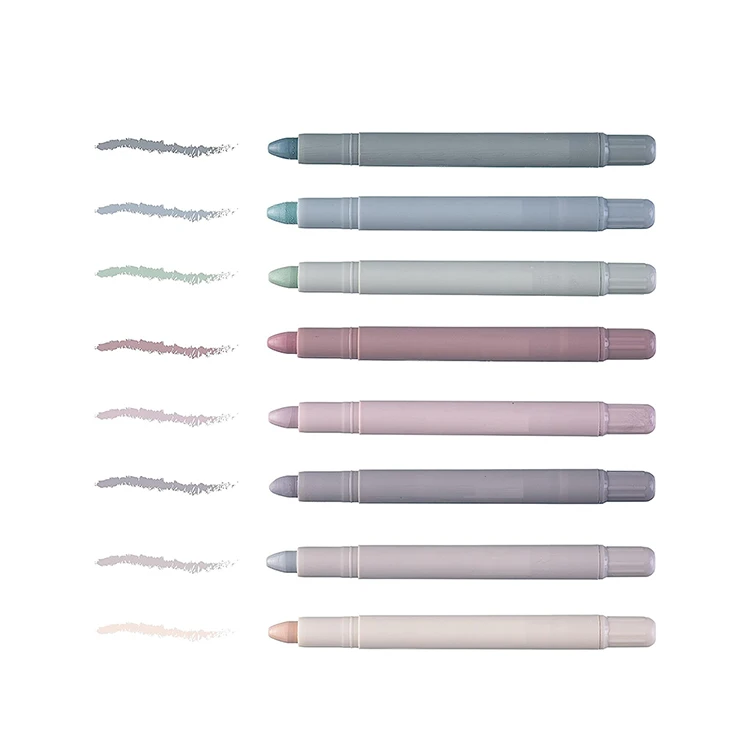 Zhejiang Manufacturer Oem New No Bleed Vintage Colored Bible Gel Highlighter Marker Pen Set Kawaii Text Markers for Children
