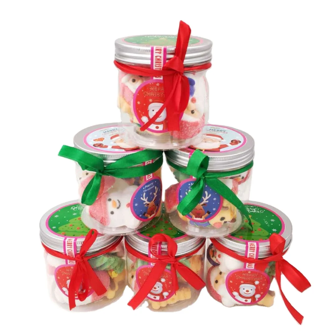 Sweet Snowman Shaped Santa Hard New Products Custom Ornament Christmas Candy