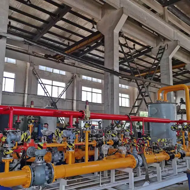 Gas Station Equipment Cng Reducer Decompression Skid Cng Regulator For Cng Skid Station