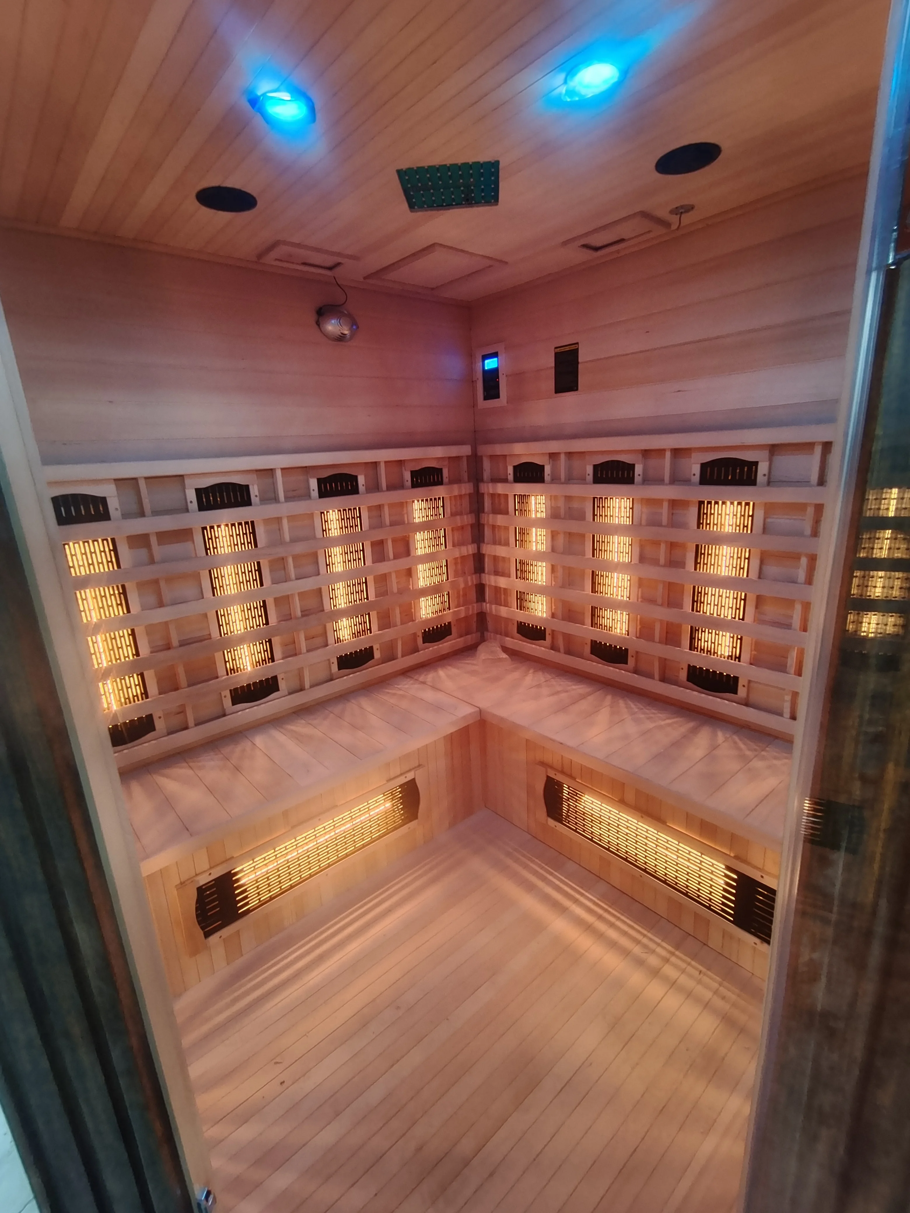 4 person best price outdoor far infrared sauna room with ceramic heater