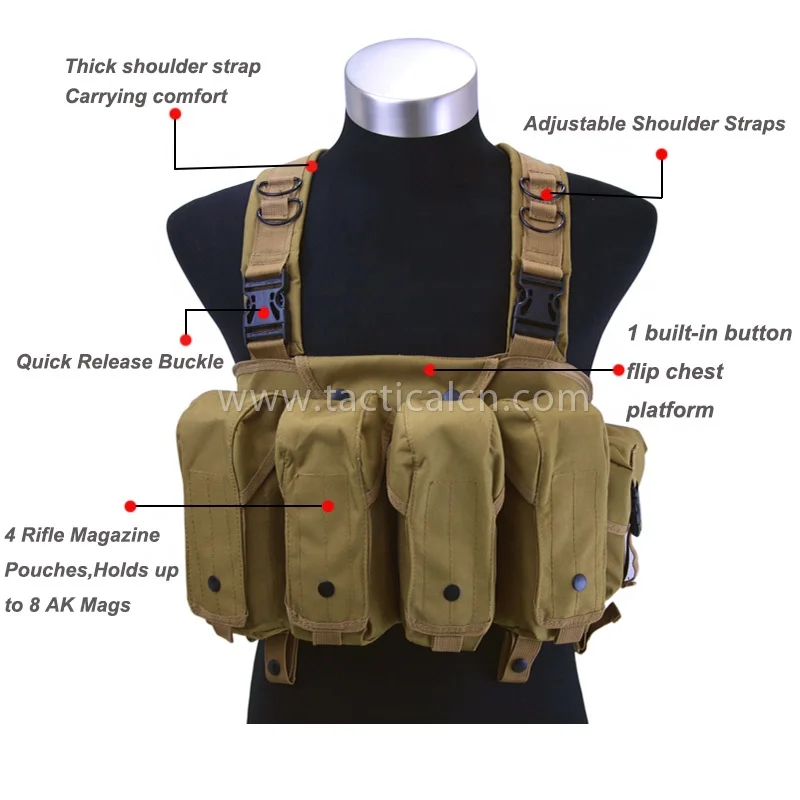 Индивидуальный страйкбол, тактический, с 4 карманами, журнал для переноски, нагрудный жилет для армии, военной тренировки