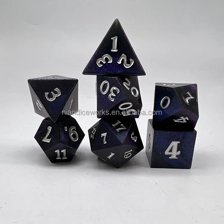 Nian  diceworks plastic dice manufacturers direct sales cheap bulk  acrylic sharp dice custom