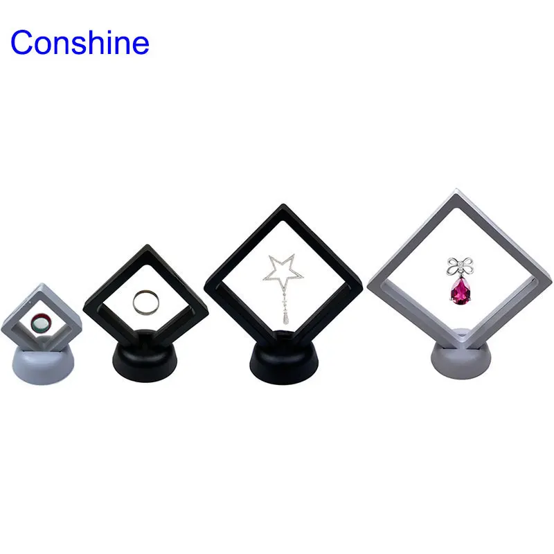 Conshine OEM  high heel spinning props set high heel pedestal rotating showcase ring trays necklace stand jewelry display