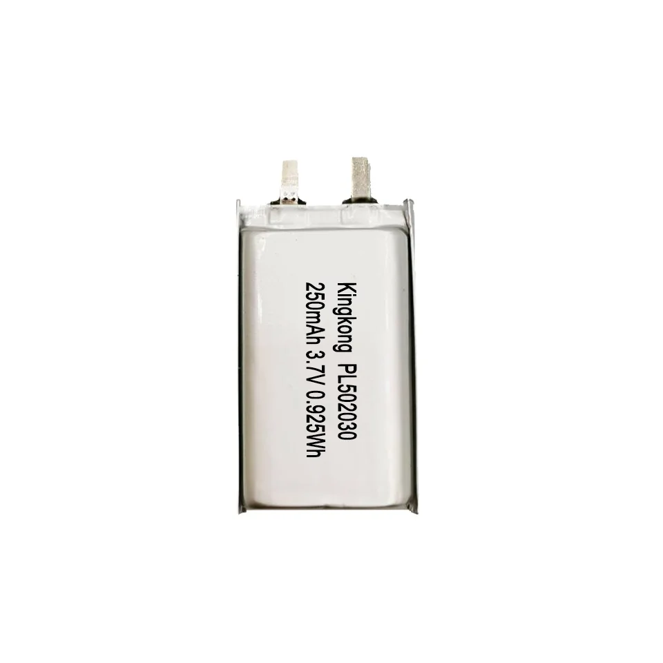3.7V 502030 250mah lipo li polymer lithium battery